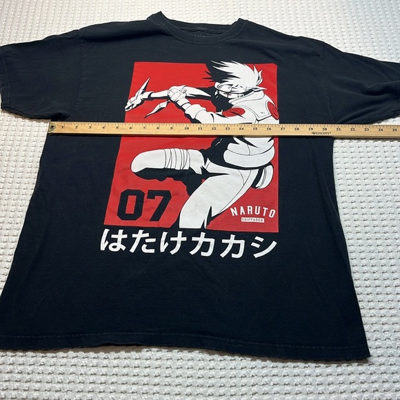 Naruto Shippuden Collection 2007 T-Shirt Kakashi Hitake Mens Size Large Anime - Picture 5 of 5